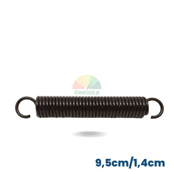 Sprężyna naciągowa czarna 9,5cm/1,4cm