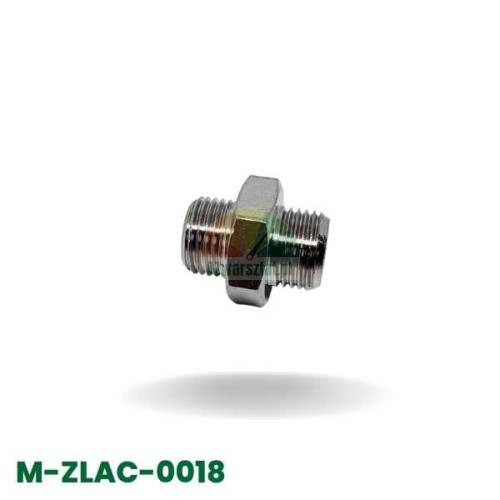 Łącznik gwint Męski/Męski 9,7mm na 9,7mm, metalowy adapter do instalacji pneumatycznych/hydraulicznych.