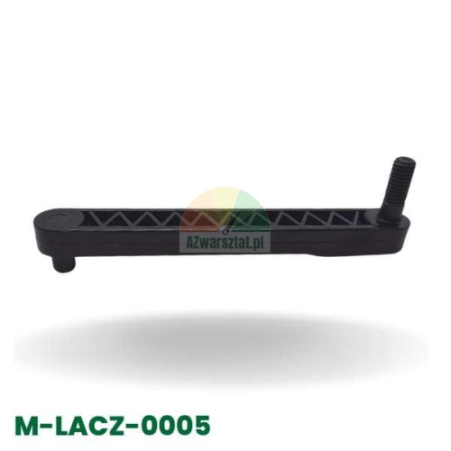 Łącznik mechanizmu pedała, czarny, wzmocniony, z gwintowanym bolcem M-LACZ-0005.