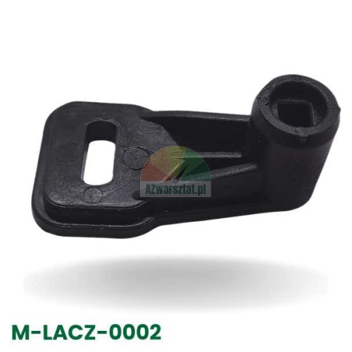 Łącznik przełącznika obrotów montażownicy, czarny plastikowy element mechanizmu zmiany kierunku obrotu (trzpień 8mm).