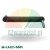 Czarny łącznik mechanizmu 12,5 cm z gwintowanymi końcówkami, element układu kierowniczego.