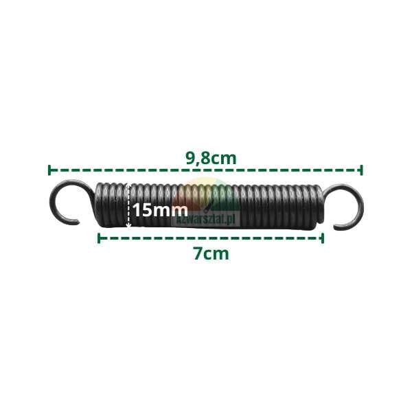 Sprężyna do montażownicy 9,8 cm.