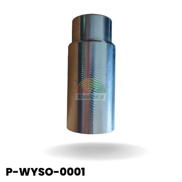 Przedłużenie płyty nośnej metalowe, wysokość 10 cm, średnica 50 mm, chromowane.