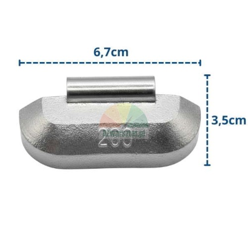 Ciężarek kalibracyjny 200g do wyważarki (6,7x3,5 cm)