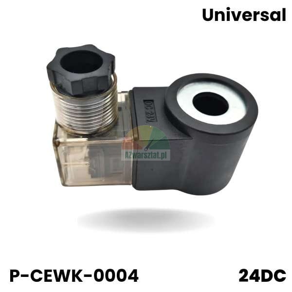 Cewka zaworu opuszczania 24V DC, uniwersalna, model P-CEWK-0004.