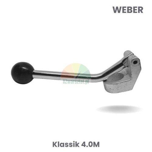 Ręczna dźwignia zaworu opuszczania do podnośnika Weber Klassik 4.0M z czarnym uchwytem
