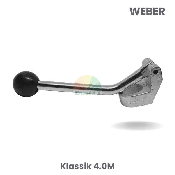 Ręczna dźwignia zaworu opuszczania do podnośnika Weber Klassik 4.0M z czarnym uchwytem