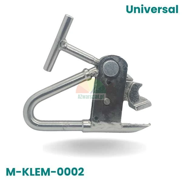 Klema montażowa do kół stalowych ciężarowych model M-KLEM-0002 na białym tle