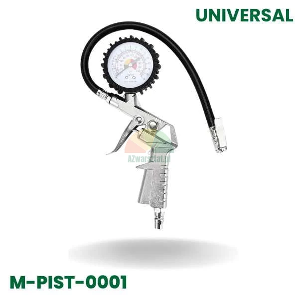 Uniwersalny pistolet do pompowania kół z manometrem i wężykiem, model M-PIST-0001