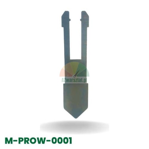 Prowadnica zacisku M-PROW-0001 na stole montażowym