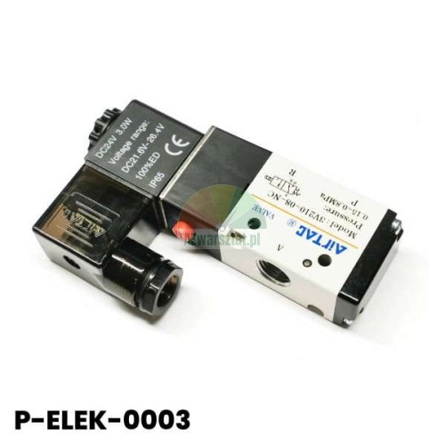 Elektromagnetyczny zawór pneumatyczny AirTAC 3V210-08-NC DC24V IP65