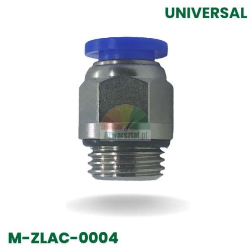 Złączka pneumatyczna wtykowa 8mm, gwint 12,7mm (1/4 cala) M-ZLAC-0004