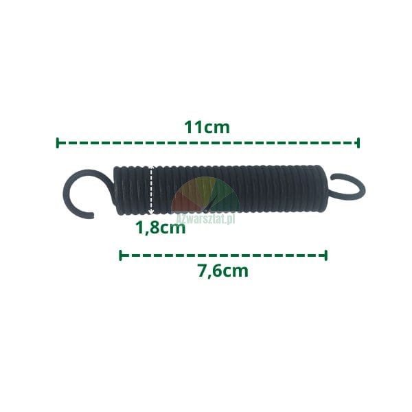 Sprężyna naciągowa 11cm o średnicy 1,8cm