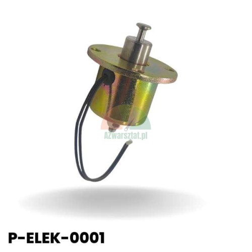 Elektromagnes podnośnika DC24 z przewodami, model P-ELEK-0001, metalowa obudowa.