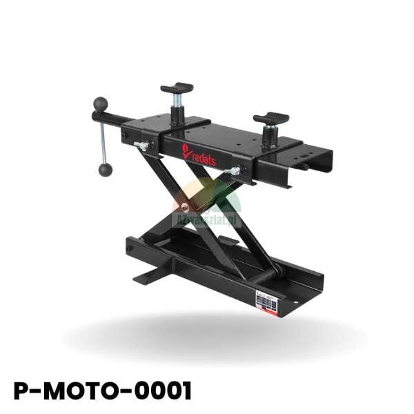 Mini podnośnik motocyklowy nożycowy ATH MMH450 z regulowanymi uchwytami.