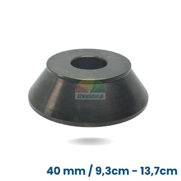 Stożek do wyważarki 40mm, największy, zakres 9,3cm - 13,7cm