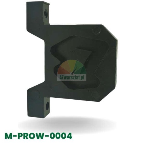 Czarna prowadnica Typ B wykonana z tworzywa sztucznego, model M-PROW-0004