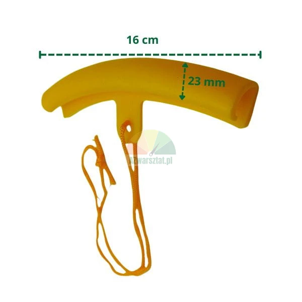 Żółta osłona felgi 16 cm