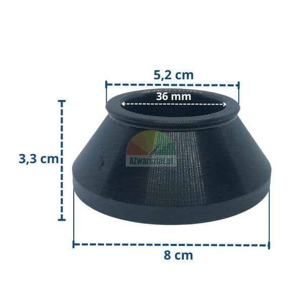 Stożek wyważarki 36mm, zakres od 5.2cm do 8cm