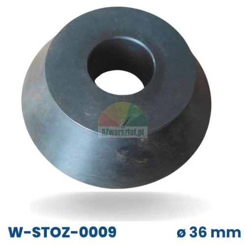Metalowy stożek do wyważarki o średnicy 36mm, rozmiar największy, zakres 9,3cm - 13,7cm