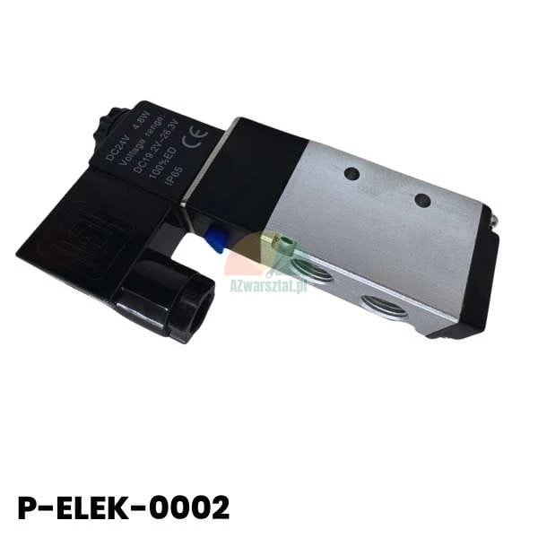 Elektromagnetyczny zawór pneumatyczny Typ B z cewką 24V DC i stopniem ochrony IP65 model P-ELEK-0002