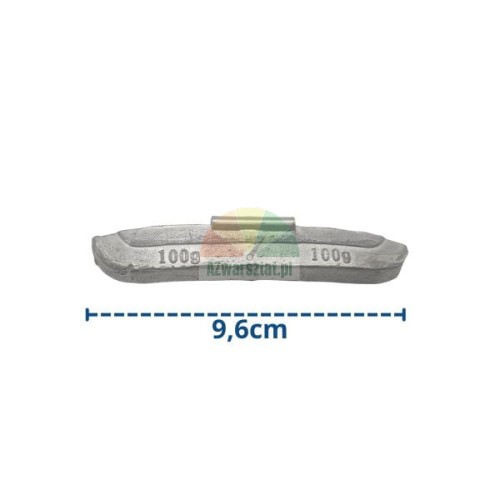 Ciężarek nabijany 100g do wyważania kół o długości 9,6cm