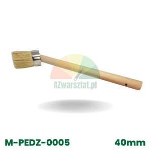 Wygodny pędzel do nakładania pasty montażowej 40mm z drewnianym trzonkiem
