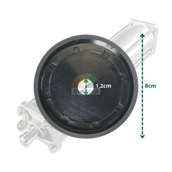 Tłok 80mm do siłownika zacisku szczęk lub odchyłu ramienia, otwór 1,2cm