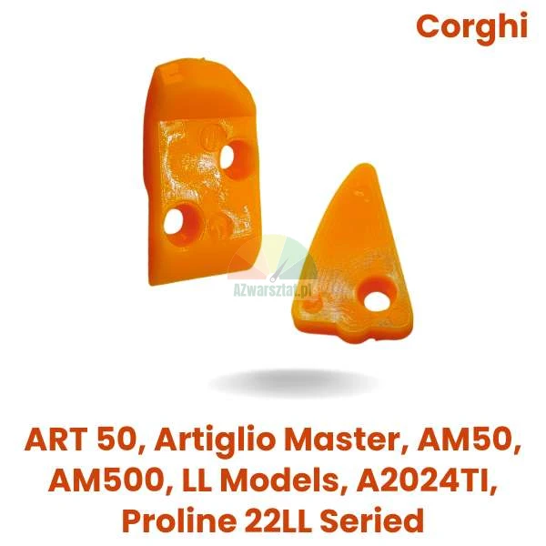 Zamiennik Corghi: pomarańczowa osłona stopki do montażownic ART 50, Artiglio Master, AM50, AM500, LL Models, A2024TI, Proline 22LL Series