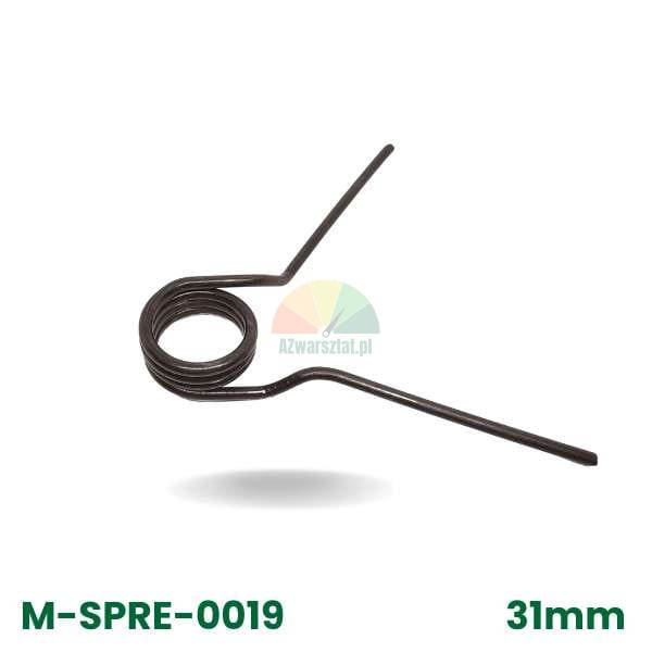 Metalowa sprężyna zmiany kierunków o długości 31mm do mechanizmów
