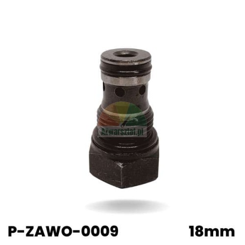 Metalowy zawór zwrotny z gwintem 18mm, symbol P-ZAWO-0009