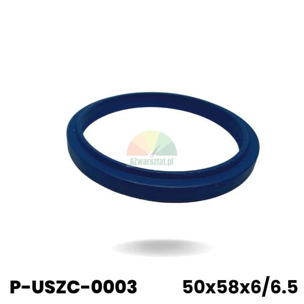 Uszczelka siłownika hydraulicznego 50x58x6/6.5 niebieska