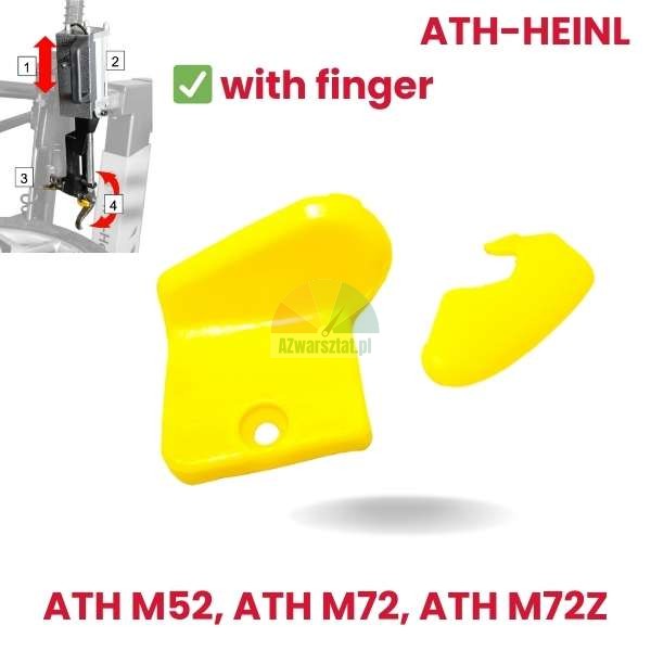 Zestaw żółtych plastikowych osłon do montażownicy ATH-Heinl ATH M52, ATH M72, ATH M72Z z automatycznym palcem.