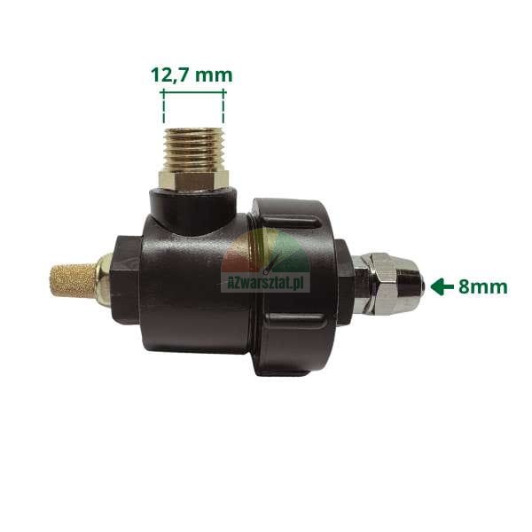 Szybkozrzut, zawór upustowy zbijaka Typ H, 8mm i 12,7mm