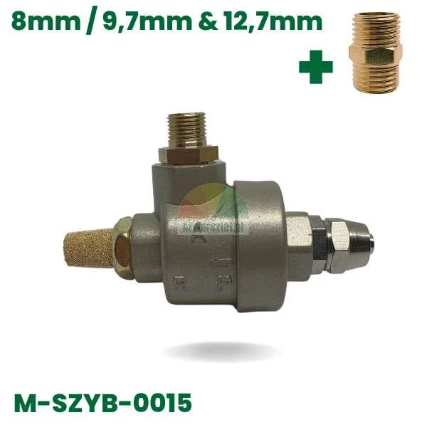 Wytrzymały zawór szybkozrzutowy upustowy zbijaka Typ I, 8mm, 9.7mm oraz 12.7mm, model M-SZYB-0015