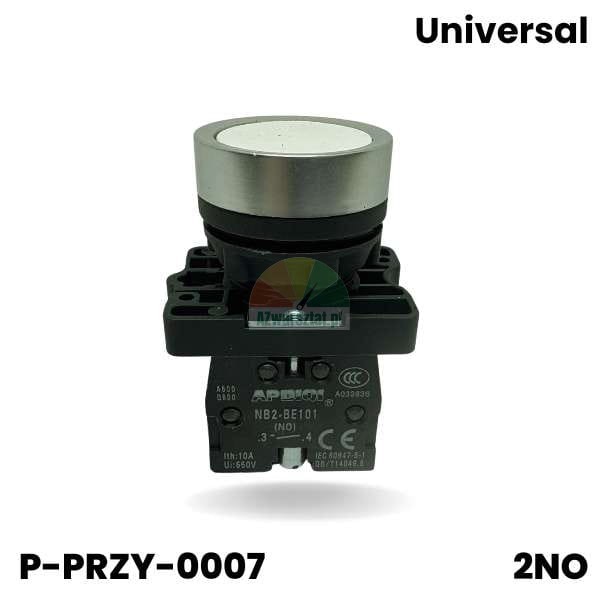 Przycisk podnośnika biały 2 x NO model P-PRZY-0007