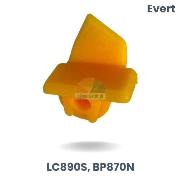 Plastikowa osłona na stopkę montażową Evert LC890S, BP870N, żółta nakładka ochronna