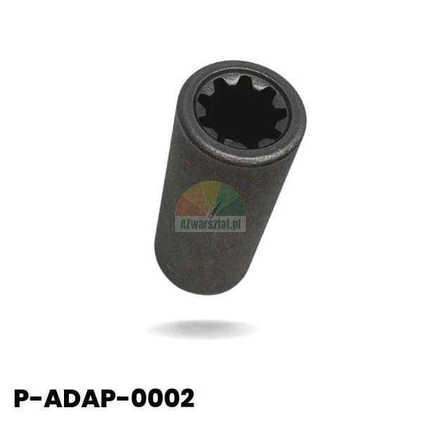 Adapter silnika (sprzęgiełko) 12mm, czarny element z wewnętrznym wielowypustem, model P-ADAP-0002