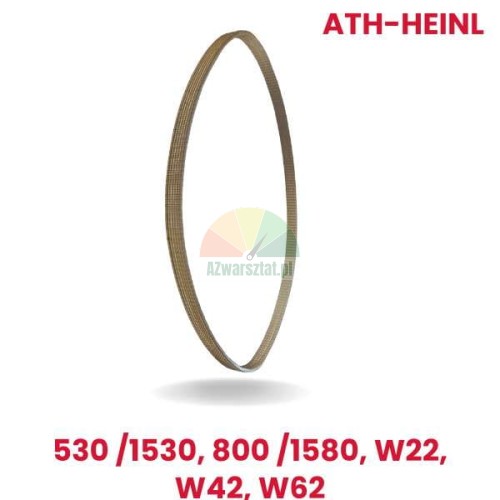 Żółty pasek silnika wyważarki zamiennik ATH-Heinl do modeli 530/1530, 800/1580, W22, W42, W62