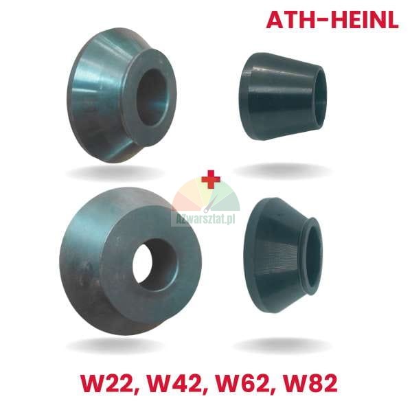 Zamiennik ATH-Heinl: Zestaw stożków do wyważarki o wale 40mm W22, W42, W62, W82