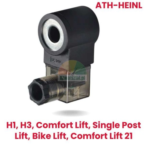 Zamiennik cewki zaworu opuszczania 24V DC do podnośników ATH-Heinl H1, H3, Comfort Lift, Single Post Lift.