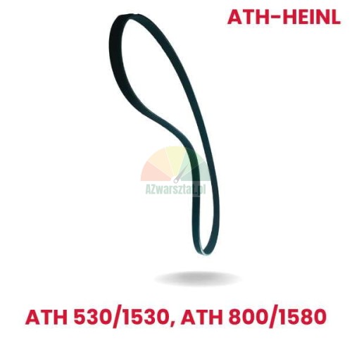 Czarny pasek napędowy do wyważarki ATH-Heinl o długości 86,5 cm, pasujący do modeli ATH 530/1530 i 800/1580.