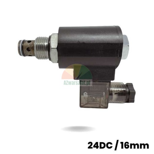 Cewka elektromagnetyczna z zaworem opuszczania 16mm 24V DC stosowana w hydraulice siłowej
