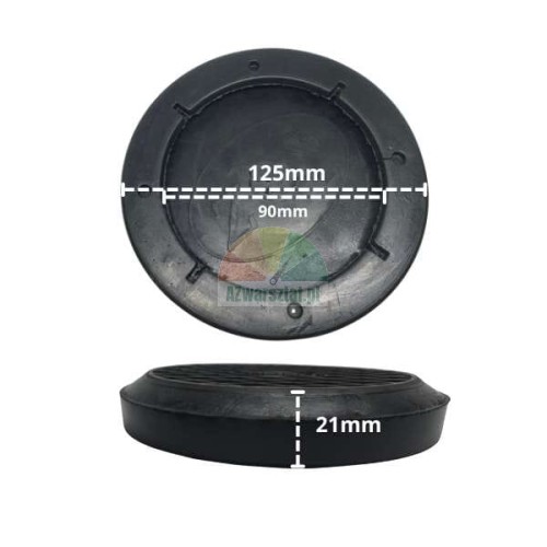 Podkładka gumowa do podnośnika Rotary 125mm x 21mm