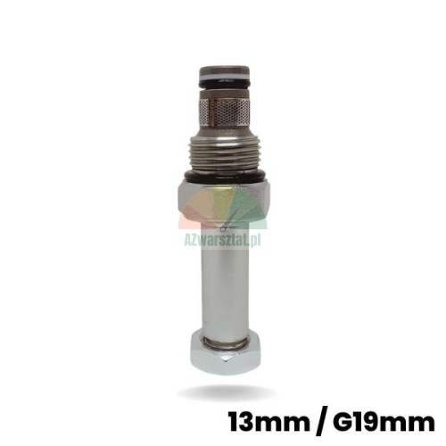 Metalowy zawór opuszczania do cewki elektromagnetycznej o wymiarach 13mm / G19mm