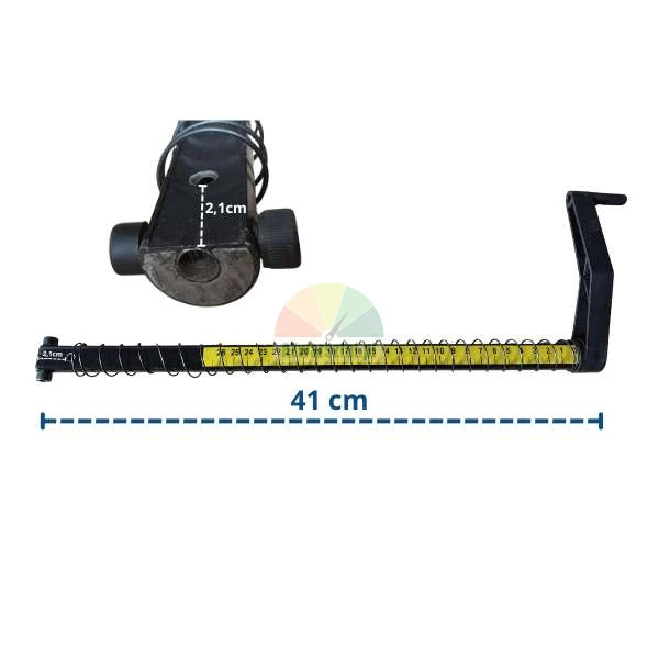 Ramię miernika z podziałką 0-26cm i długością 41cm