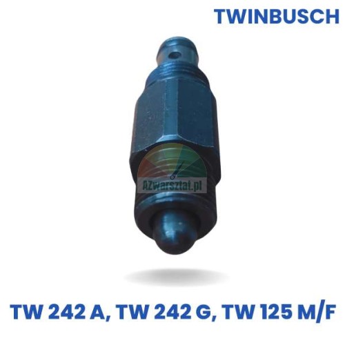 Czarny zawór opuszczania zamiennik Twin Busch do podnośników TW 242 A, TW 242 G, TW 125 M/F