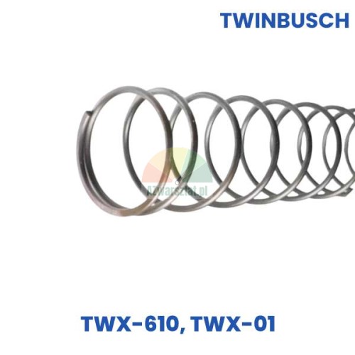 Sprężyna dociskowa na pręt sześciokątny Twin Busch TWX-610, TWX-01