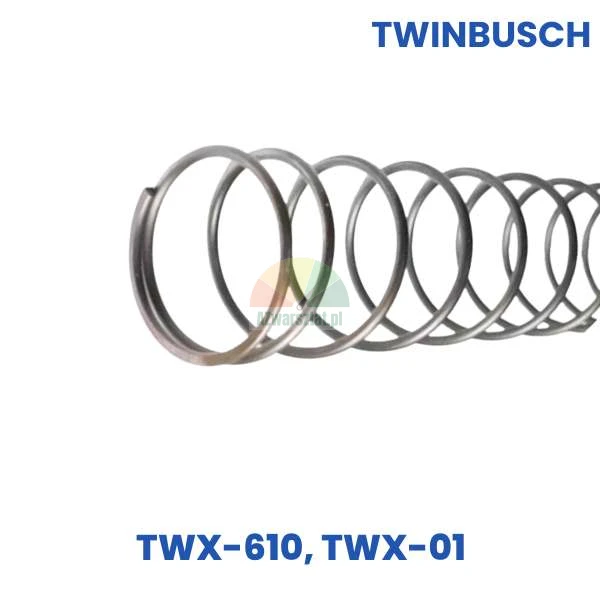 Sprężyna dociskowa na pręt sześciokątny Twin Busch TWX-610, TWX-01
