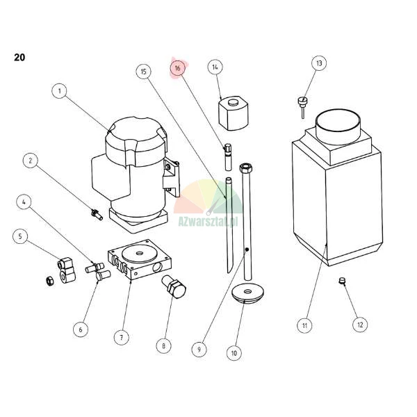 Adapter silnika (sprzęgiełko) Twin Busch